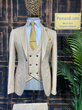 Beige Trouwpak